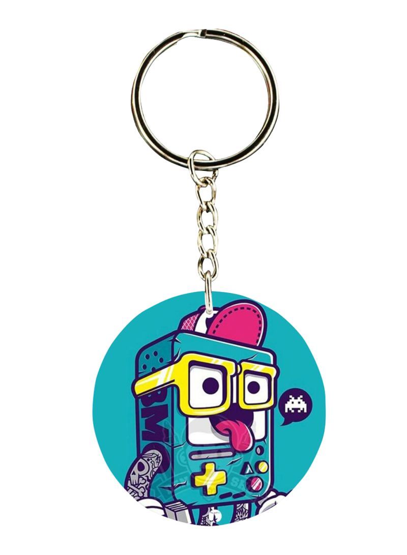 RKN Game Boy Printed Keychain