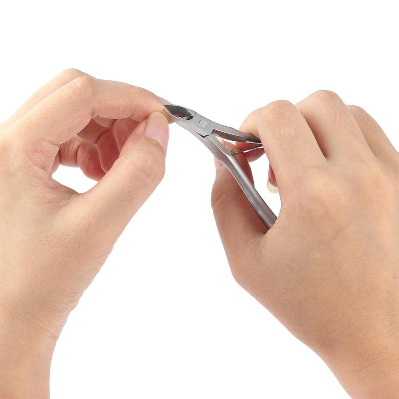 PROSCO 4'' Cuticle Cutter Trimmer Extremely Sharp Cuticle Nippers Stainless Steel Clippers Cutter Remover Pedicure Manicure Nail Tool - Image 2