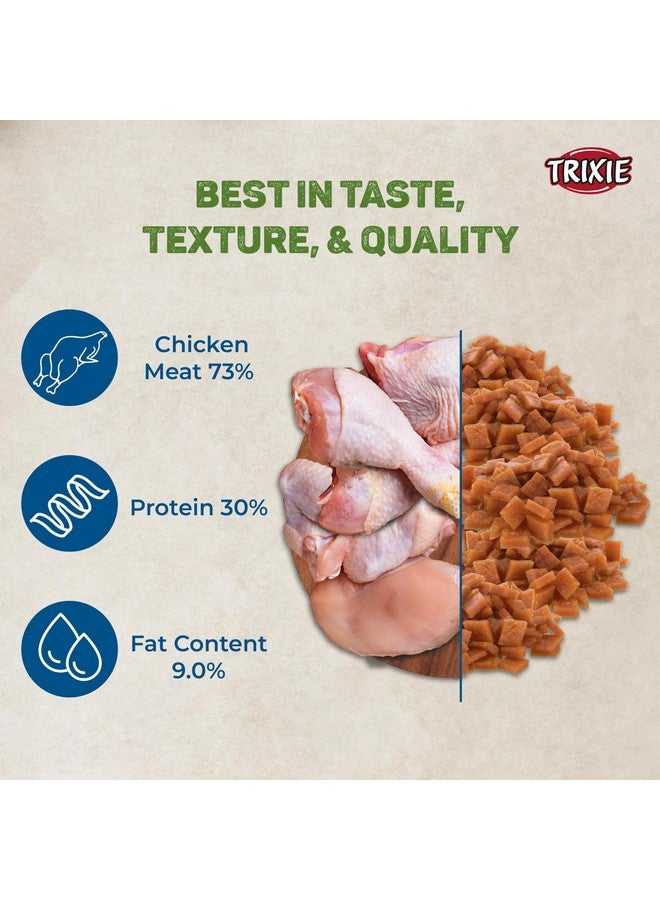 Trixie Cat Treat Combo Of Premio Chicken Cubes And Premio Cheese Chicken Cubes, Nutrient Rich Treats For Cats, Suitable For All Breeds - (Pack Of 2) - Image 3