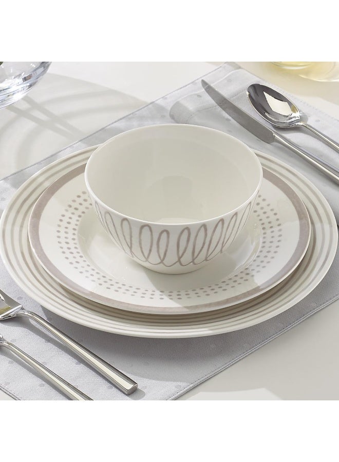 Kate Spade New York مجموعة أدوات المائدة كيت سبيد نيويورك شارلوت ستريت ويست 16 قطعة - Image 4