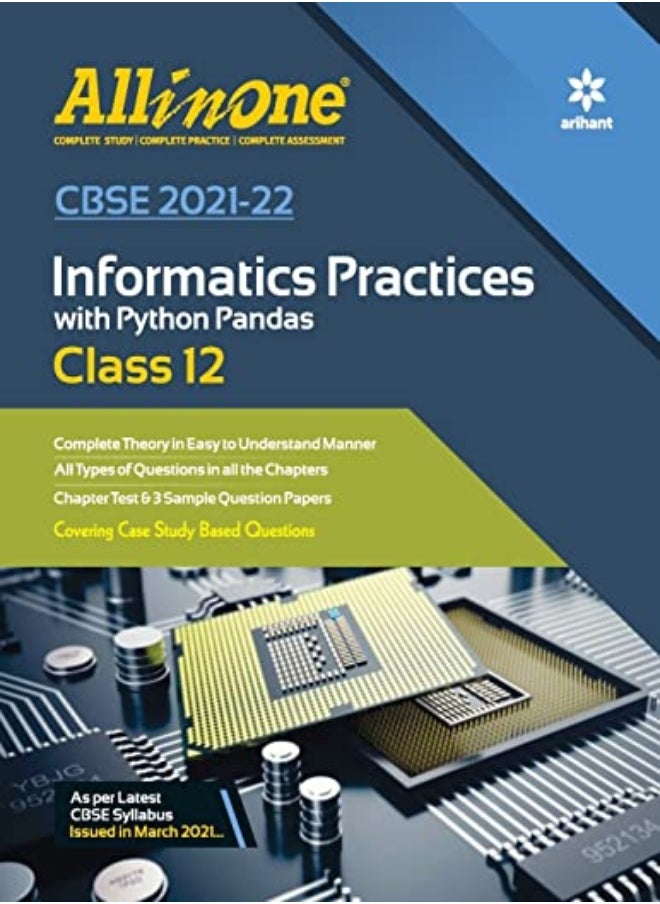 Cbse All in One Informatics Practices with Python Pandas Class 12 for 2022 Exam 