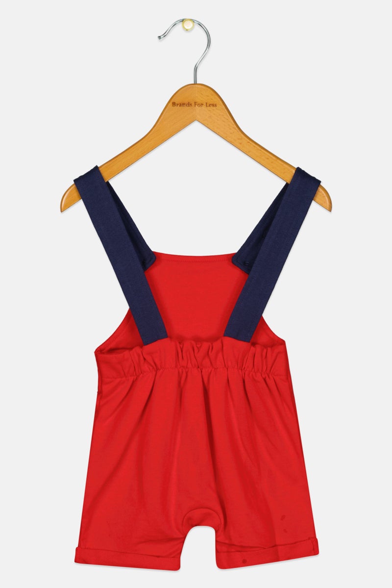 TRUSSARDI تروساردي جونيور رومبر مطبوع للأولاد الصغار، أحمر - Image 2