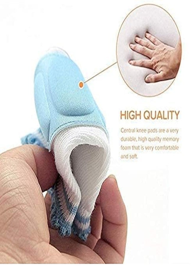 Mini Berry Baby cry Safety Knee Pads for Babies Stretchable Breathable Cotton Skin Protector Crawling Knee Caps for Baby Boy and Girl Multicolor (6 to 18 Months) (4, 6 Months- 18) - Image 3