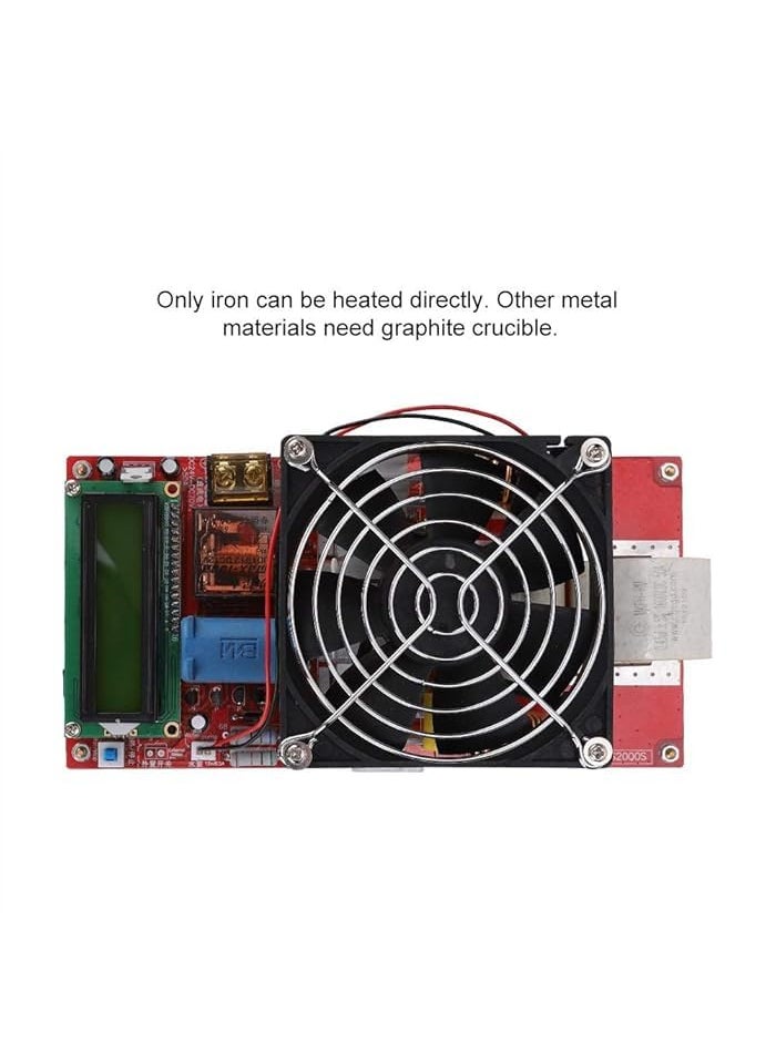 iduino IDUINO 2000W ZVS Induction Heating Module Driver Heater Heat Dissipation Quenching Heating Melting DC Welding Machine Complete Set  - Image 3