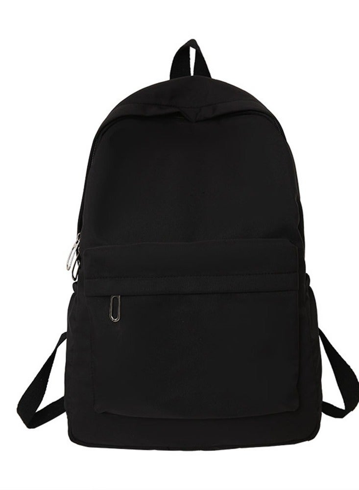 حقيبة ظهر طالبة ذات سعة كبيرة فتاة حقيبة ظهر بسيطة ومتعددة الاستخدامات - Image 2