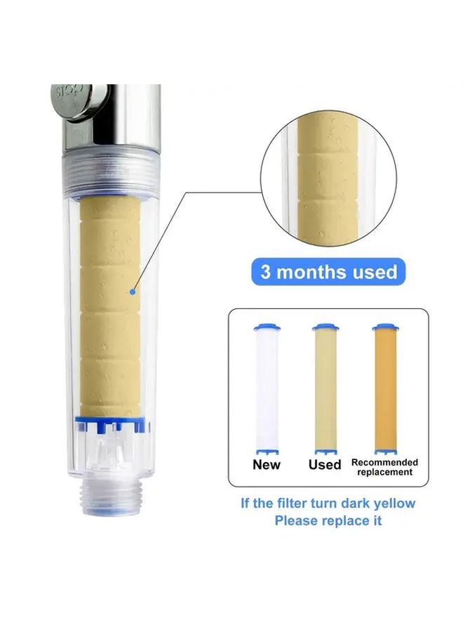 15pcs Shower Head Filters With PP Cartridge Remove Chlorine Heavy Metals For Clean Water - Image 2