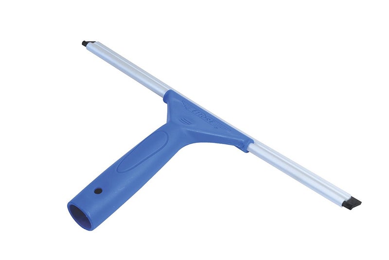 Ettore17008 8Inch All Purpose Window Squeegee with Lifetime Silicone Rubber Blade Blue