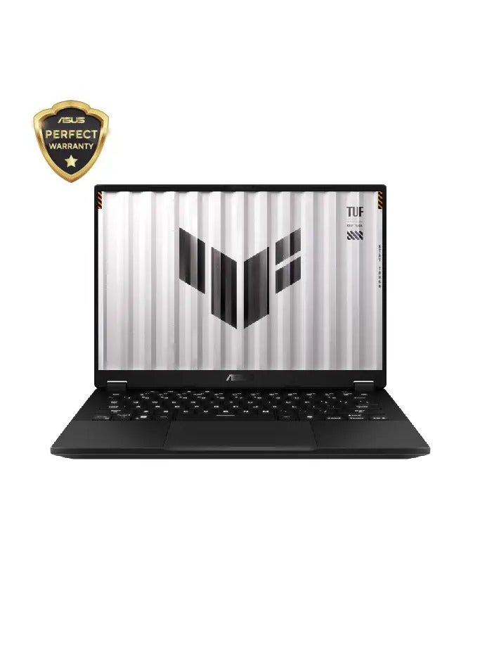أسوس لابتوب ألعاب ASUS TUF Gaming A14 FA401UU-RG028W مع معالج AMD R7 8845HS، 16GB RAM، 512GB SSD، RTX 4050 6GB، 14” WQXGA 165Hz، ويندوز 11، رمادي – 90NR0JD1-M00220 - Image 1