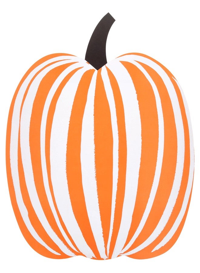 Meri Meri Halloween Stripe Pumpkin Placemats (Pack of 12), 16 x 15.375, Disposable Oversize Halloween Table Decorations - Image 5
