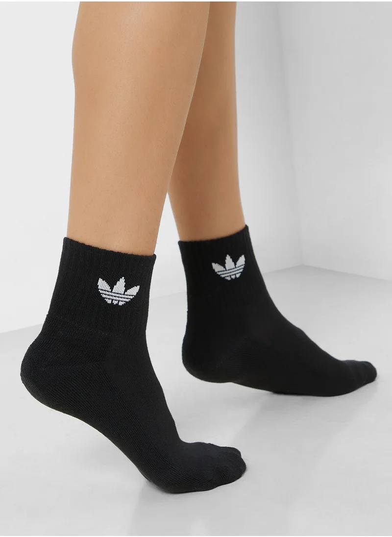 adidas Originals 6 Pack Mid Ankle Socks