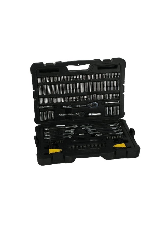 Stanley - 145-Piece Master Mechanics Tool Set Silver and Black STMT71653 - Image 1
