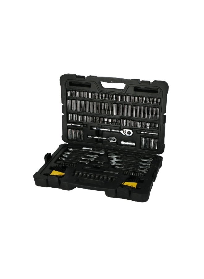 Stanley - 145-Piece Master Mechanics Tool Set Silver and Black STMT71653 - Image 1