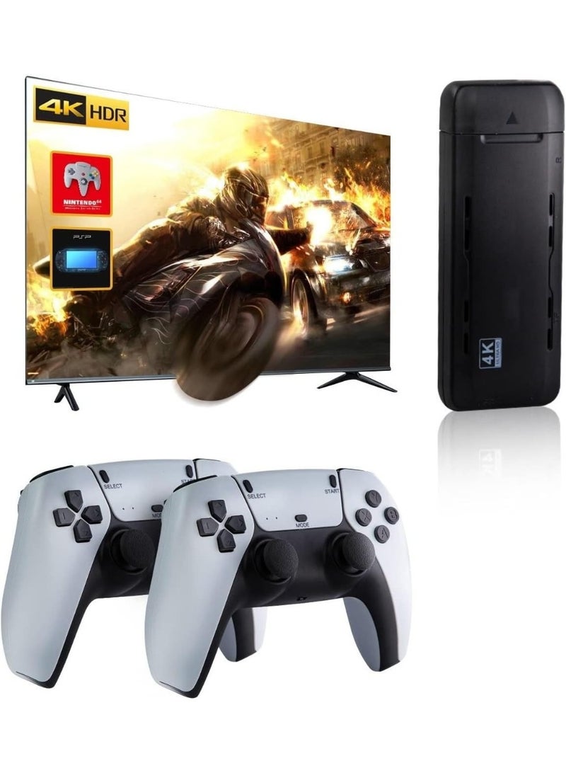 Video Games Plug and Play Arcade Rocker TV Game Stick with Two 2.4G Wireless Controller 64GB 10000 PS Retro Video Games Console Gaming Player - Image 2