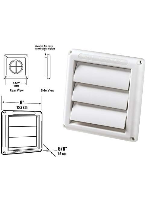 Deflecto SUPURR VENT HOOD 4 WH  - Image 4