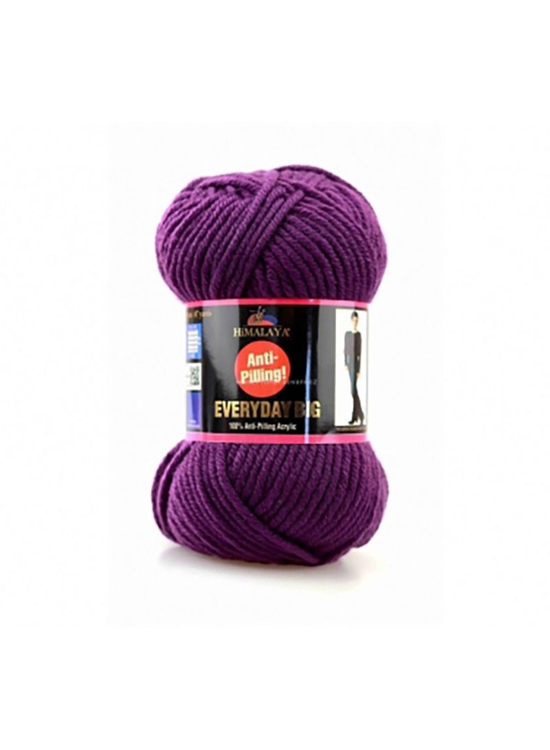 HİMALAYA Acrylic Yarn EVERYDAY BİG - Purple Color 70817