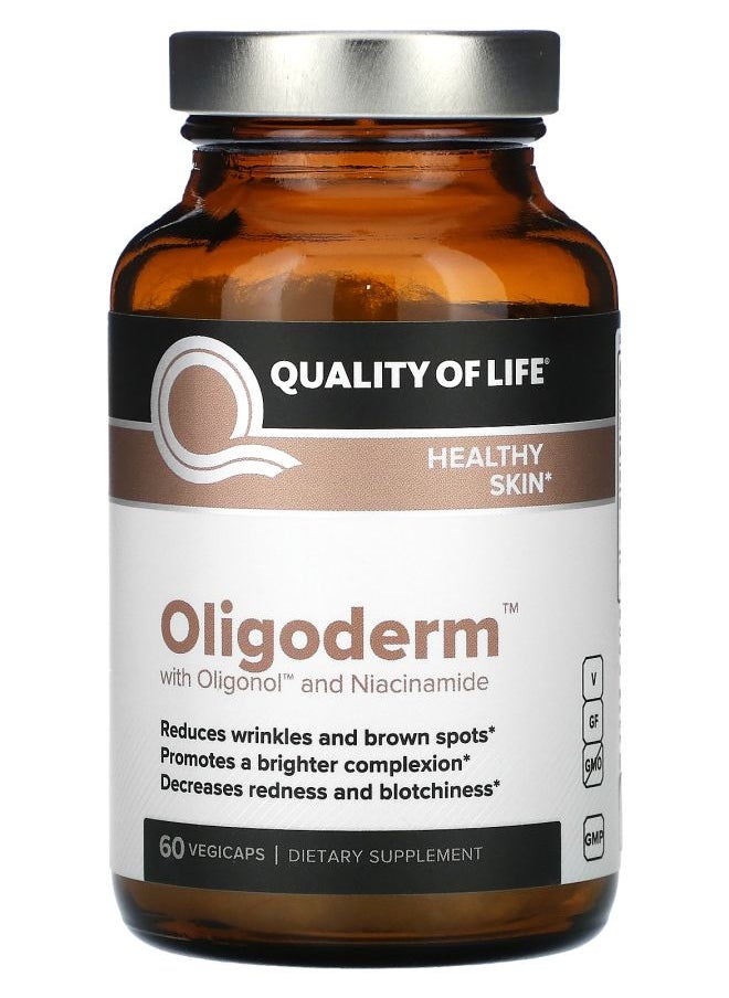 Quality of Life Oligoderm with Oligonol and Niacinamide 60 VegiCaps 