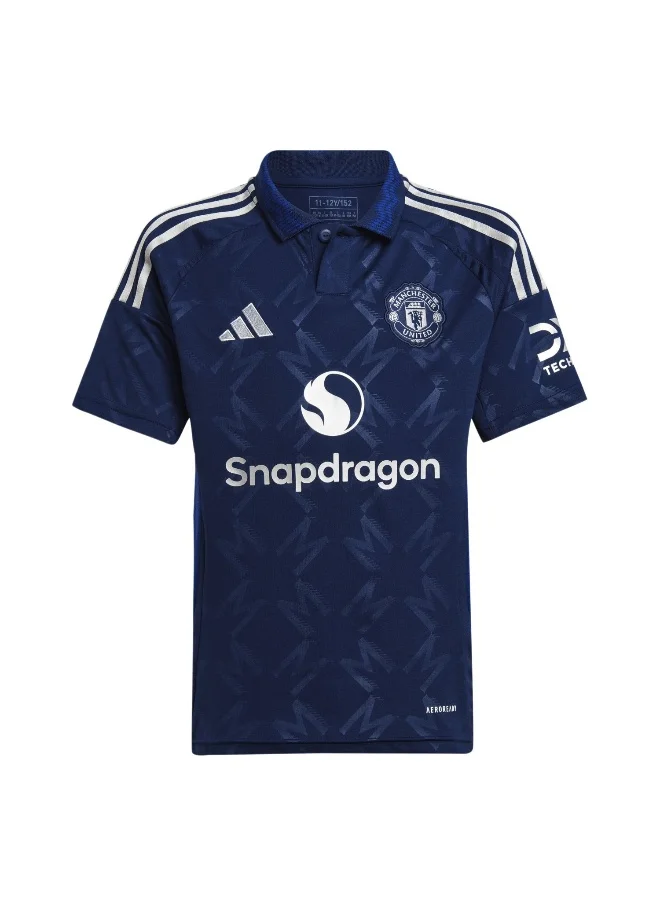 Adidas Adidas Mufc A Jsy Y Blue Football Jerseys For Kids Unisex 128