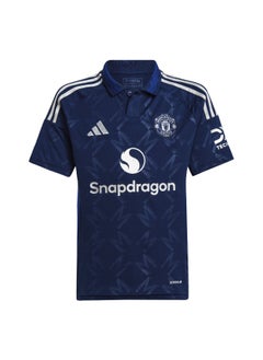 Adidas Adidas Mufc A Jsy Y Blue Football Jerseys For Kids Unisex 128  - Image 2