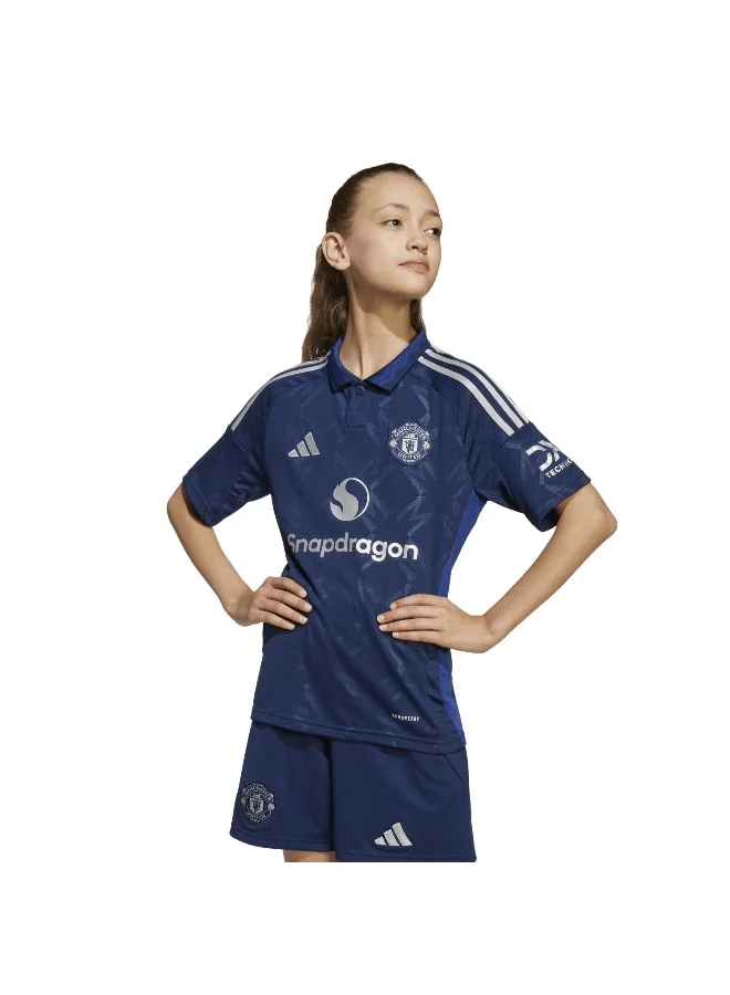Adidas Mufc A Jsy Y Blue Football Jerseys For Kids Unisex 128