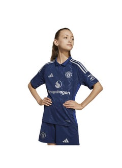 Adidas Adidas Mufc A Jsy Y Blue Football Jerseys For Kids Unisex 128  - Image 4