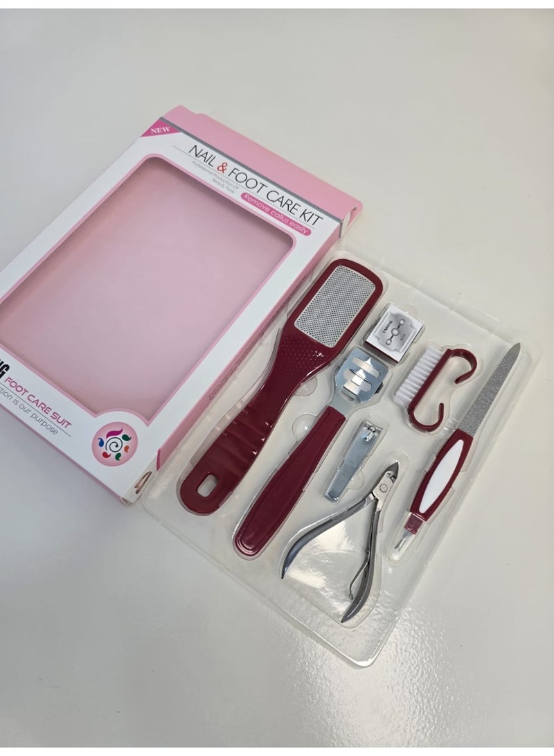 يورنج مجموعة عناية متكاملة بالأظافر والقدم  7 قطع بجودة عالية - Image 2