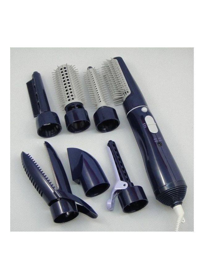 NIBEMINENT Professional Hair Dryer Curler For Travel With Comb And Powerful Hairdryer Deep Blue - Image 4