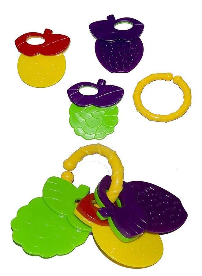 ARNIYAVALA Baby Rattle Toys for Kids, Set of 4 Pcs - Colourful Lovely Attractive Rattles and Teether for Babies, Toddlers, Infants & Children Rattles Rattle Toys for Infants - Image 5