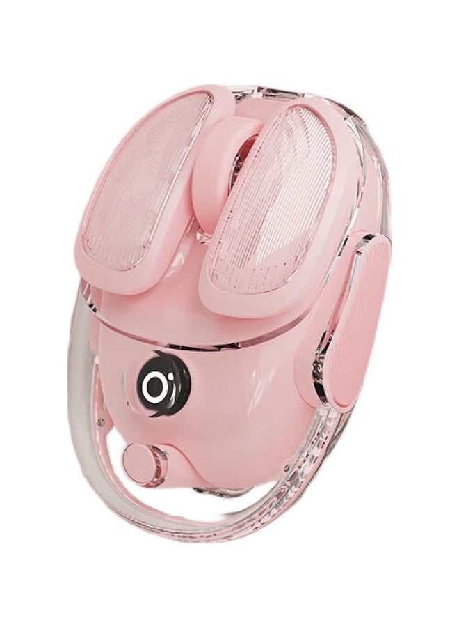 Eweadn Q9 Potato Wireless Bluetooth Dual-Mode Transparent Mouse, Rechargeable Gaming Mouse For Pc And Laptop, Low-Profile, Lightweight, Rgb Lighting Effects, Rouge Pink - Image 2