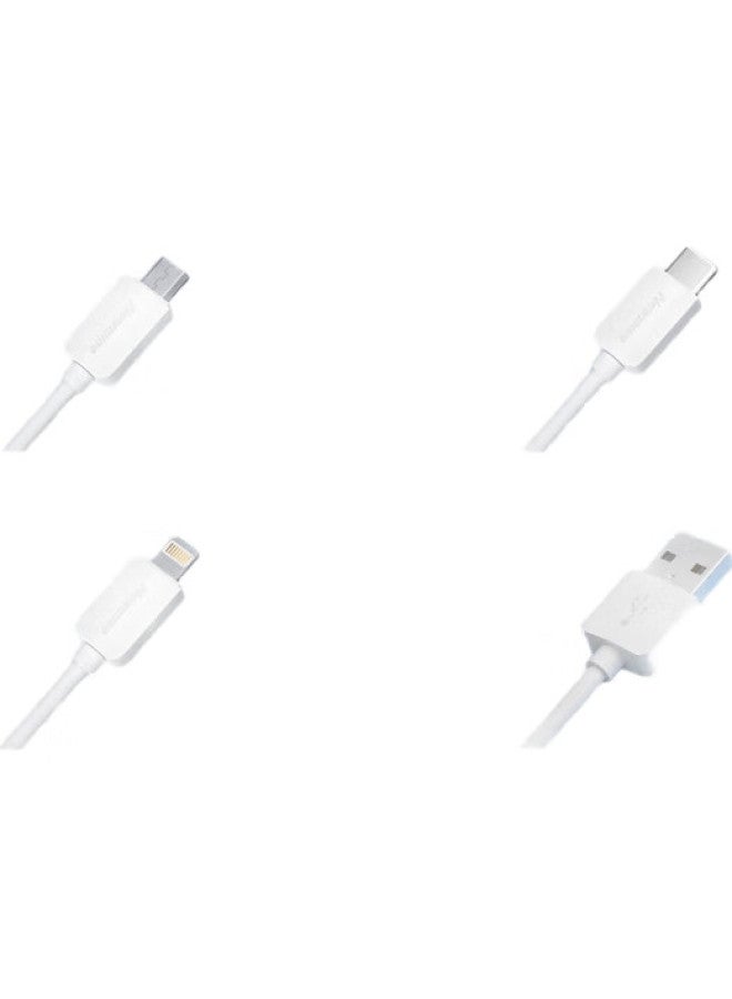 Newmine Apple/Type-C/Android Usb-C Three-In Charging Cable, Compatible With Iphone 12/12 Pro Max/11, Xiaomi, Huawei P40 - Image 2
