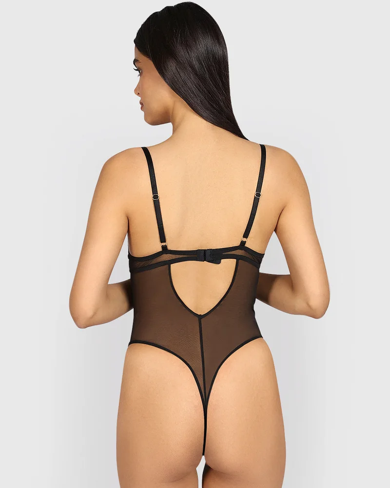 لا سينزا La Senza Sexy Sleep Lace Bodysuit