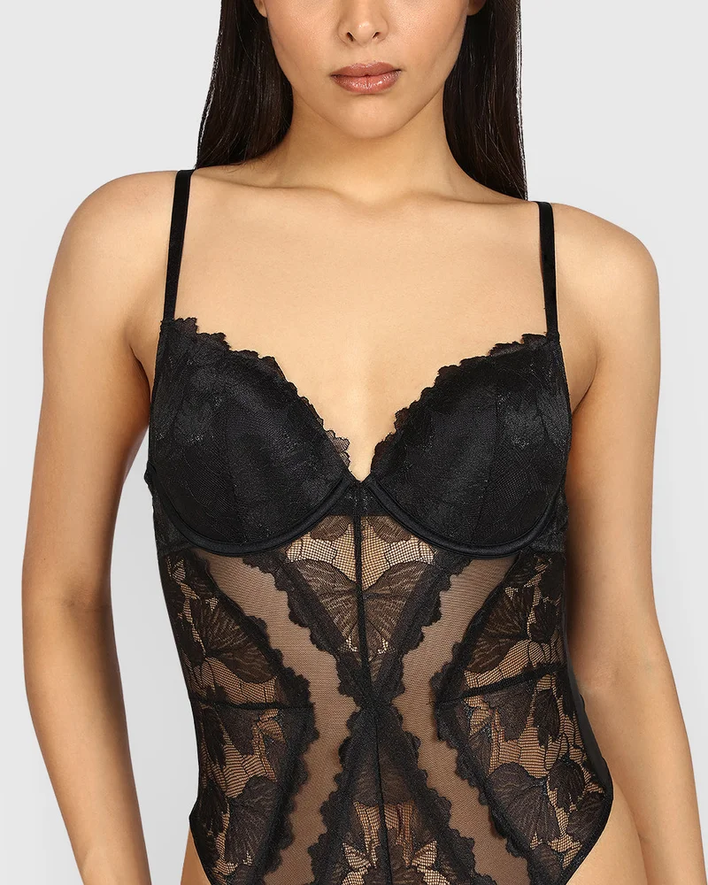 لا سينزا La Senza Sexy Sleep Lace Bodysuit