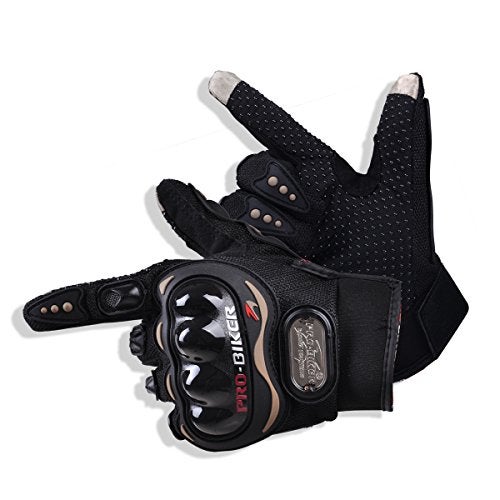 CHCYCLE Motorcycle Gloves Touch Screen Summer Motorbike powersports Protective Racing Gloves (Medium) - Image 1