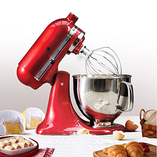 Moloudan K45WW 6-Wire Whip Attachment for KitchenAid 4.5 and 5 Quart Tilt-Head Stand Mixer, Egg Cream Stirrer, Cake Mayonnaise Whisk, Whisk Attachment for KitchenAid Mixer Accessories - Image 2