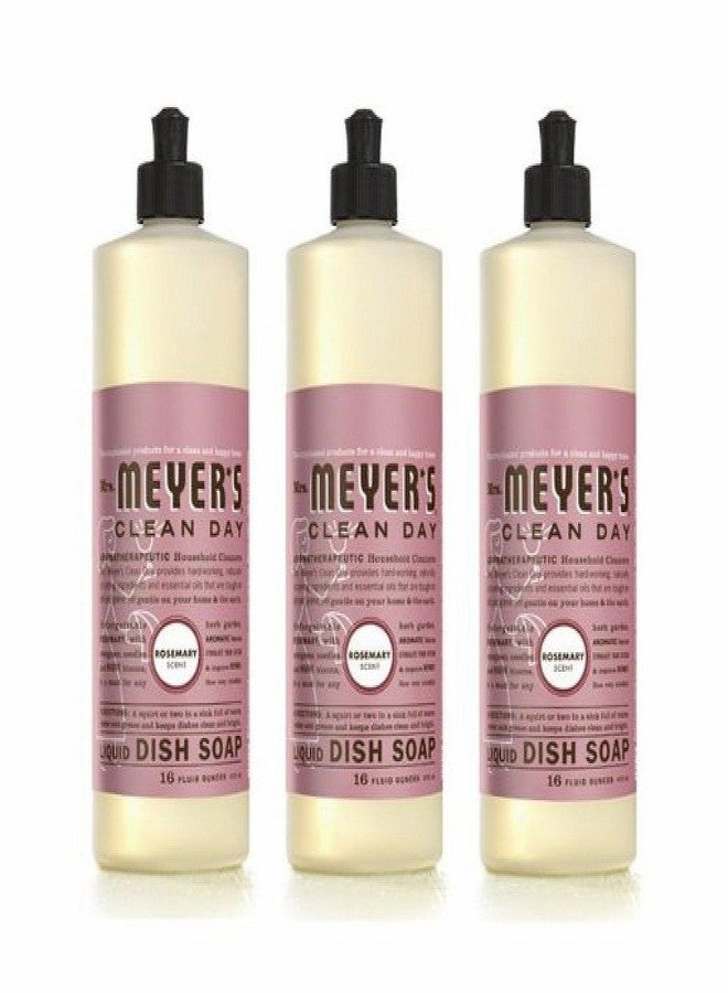 Mrs. Meyer's Clean Day - Liquid Dish Soap - Rosemary - Case of 6 - 16 oz