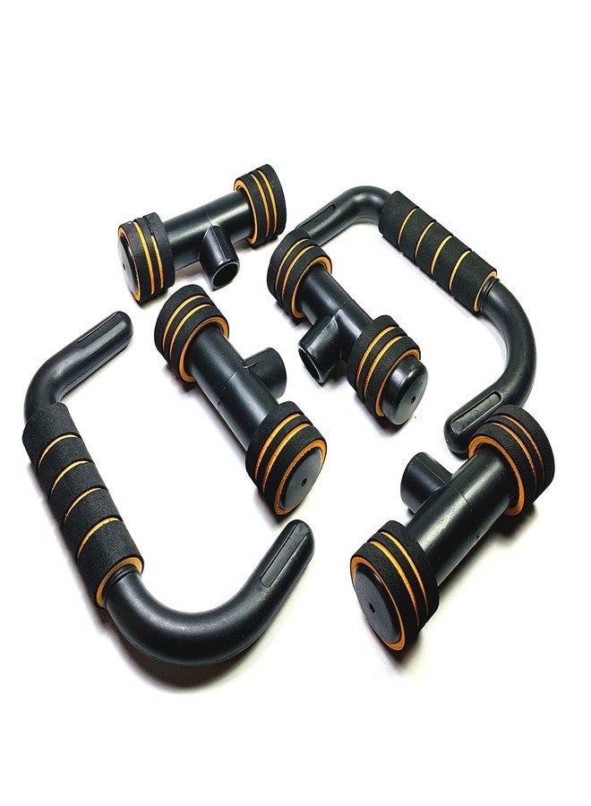 LIVOX Push Up Bars Stands with Skipping Rope for Men and Women Double Wheel Abs Roller Exercise Equipment Combo Set for Home Gym Workout - Image 2