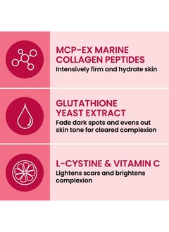 Afc Japan Collagen White Beauty With Marine Collagen Peptide, Glutathione, L-Cystine - 1.5X Better Absorption Than Other Collagen – For Skin Firmness & Whitening– 90 Days Supply  - Image 4