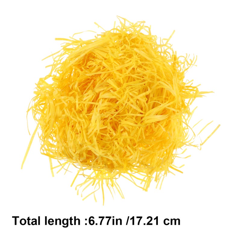 5 Packs 100g Paper Filament Box Filling Paper Shredded Paper Filament Party Supplies (Yellow) - Image 3
