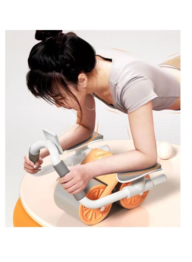 واي آند دي 2 and 1 Smart Ab Wheel, Built-in Chip, Accurate Recording, Automatic Rebound Abs Workout Equipment, Good Stability, Free Thickened Pads, Not Hurting the Knees - Image 4