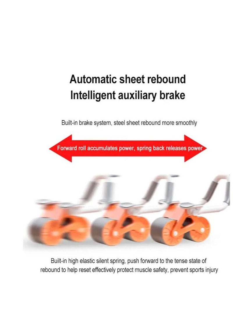 واي آند دي 2 and 1 Smart Ab Wheel, Built-in Chip, Accurate Recording, Automatic Rebound Abs Workout Equipment, Good Stability, Free Thickened Pads, Not Hurting the Knees - Image 3