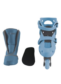 GLOBBER Learning 2-In-1 Inline Adjustable Skates (Blueberry, S/M)  - Image 4