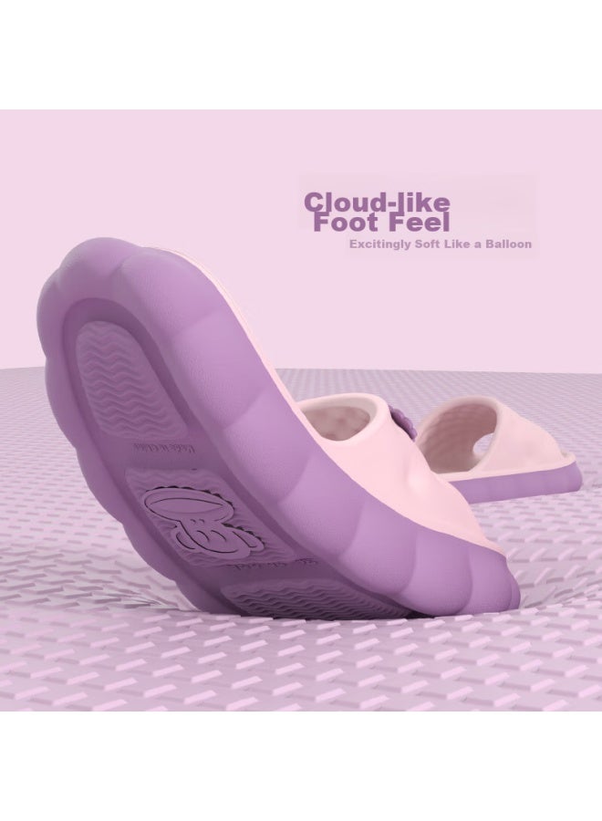 Paul Frank Slippers For Women, Summer Outdoor Wear, Non-slip Home Shoes, Sandals, Pink, Size 38-39
