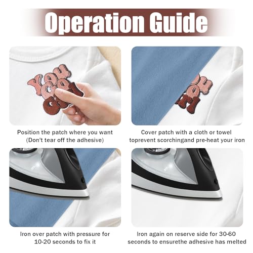 ZESION You Go Girl Iron on Patches, for Hats, Clothes, Jeans, Pants, Jackets, Backpacks Repair and Decoration-16Pcs - Image 3
