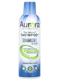 Aurora Nutrascience Mega-Liposomal™ CoQ10/PQQ+ Organic Fruit 16 fl oz (480 ml) 