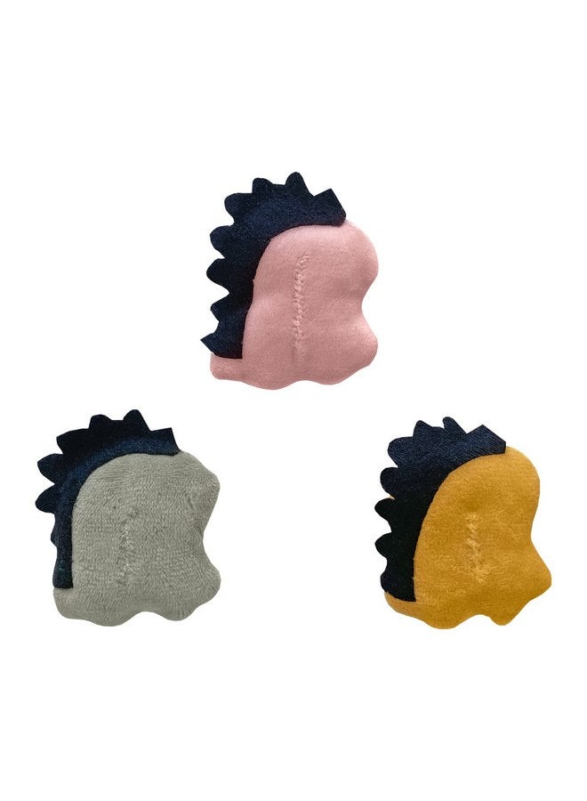 Ymid Select 3 Pcs Cute Small Animal Accessories Toys Dinosaur for Hedgehog Supplies Guinea Pig Hamsters Small Pet Toy Gift Photo Shoot Cage Accessory - Image 3