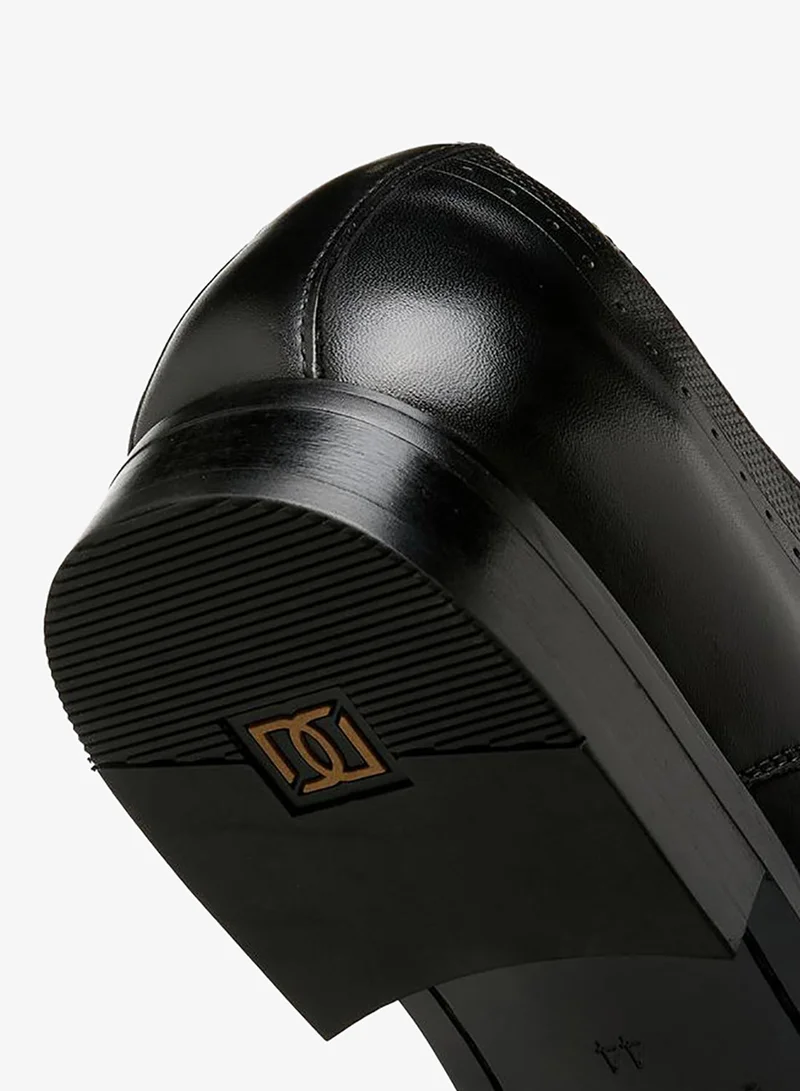 DUCHINI BLACK Men Lace-Up Leather Derby Shoes for Men | Best Price UAE