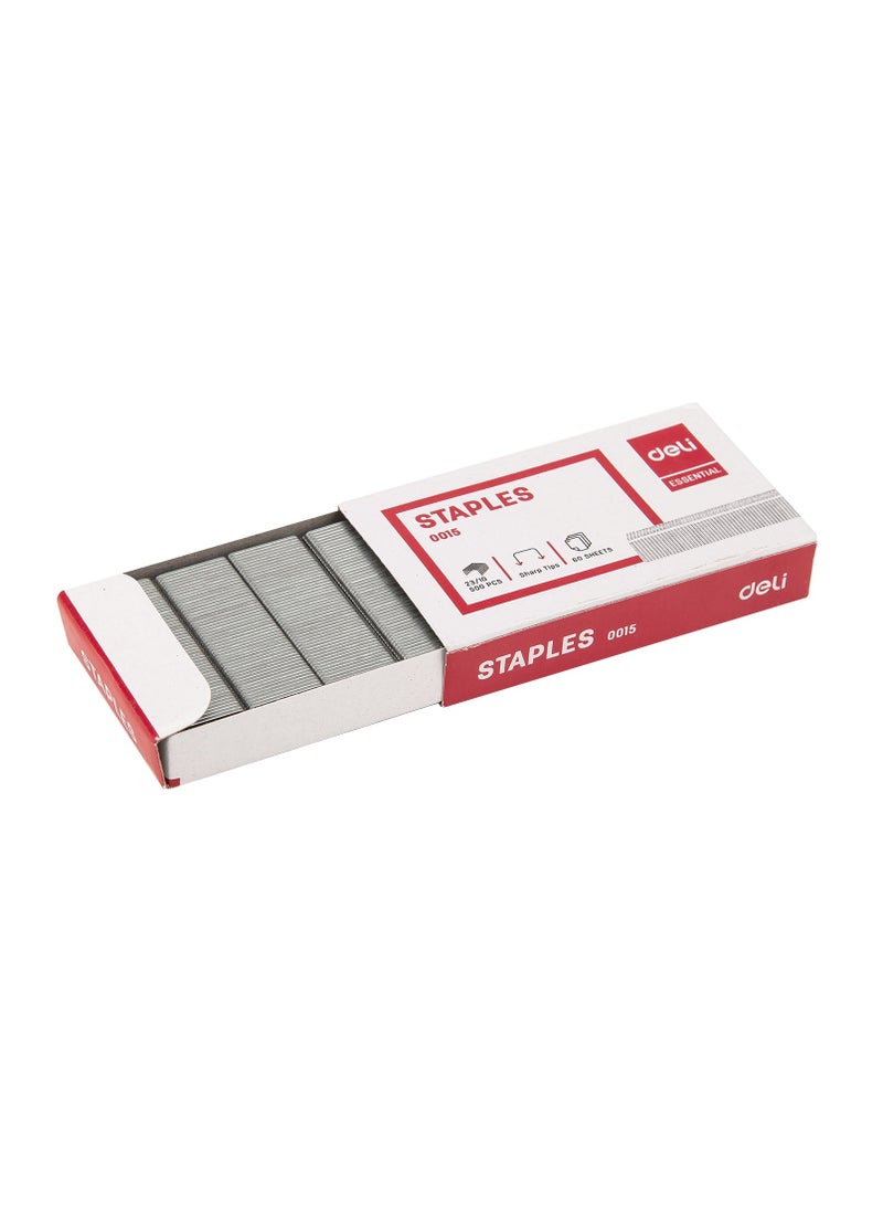 Deli E0015 Staples - 23/10, Silver - Image 4