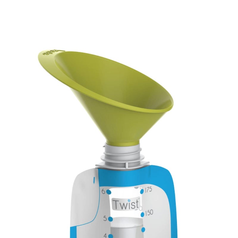 Kiinde Twist Pouch System 2-Piece Funnel Set for Breast Milk, Formula, Baby Food - Image 1