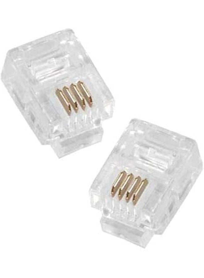 كلبس حرارة للتليفون الأرضي بجودة عالية لتثبيت السلك وضمان توصيل ثابت وواضح، تصميم عملي وسهل الاستخدام ومناسب لجميع أنواع الهواتف الأرضية