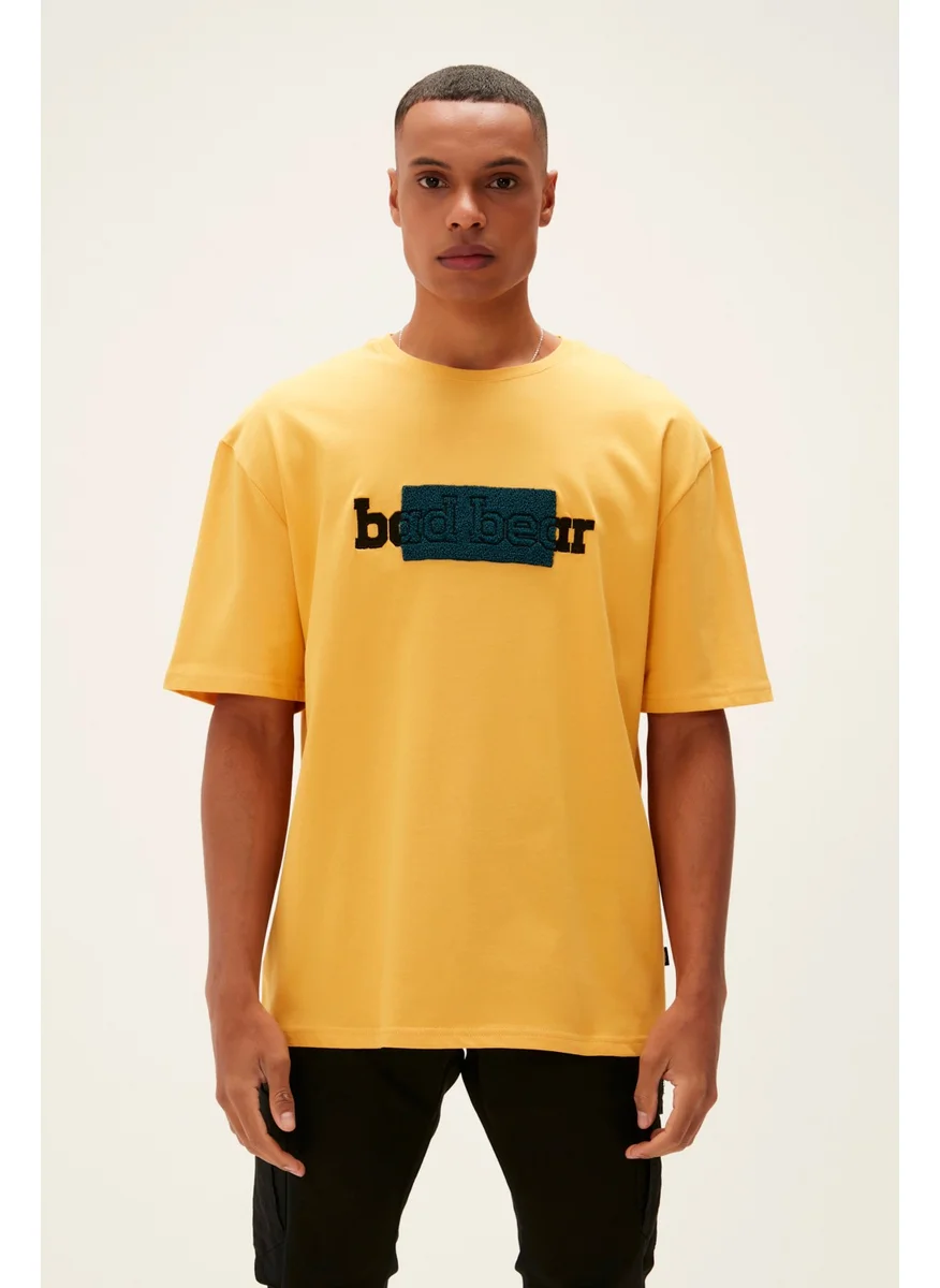 باد بير Badbear Taped Men's T-Shirt Mustard