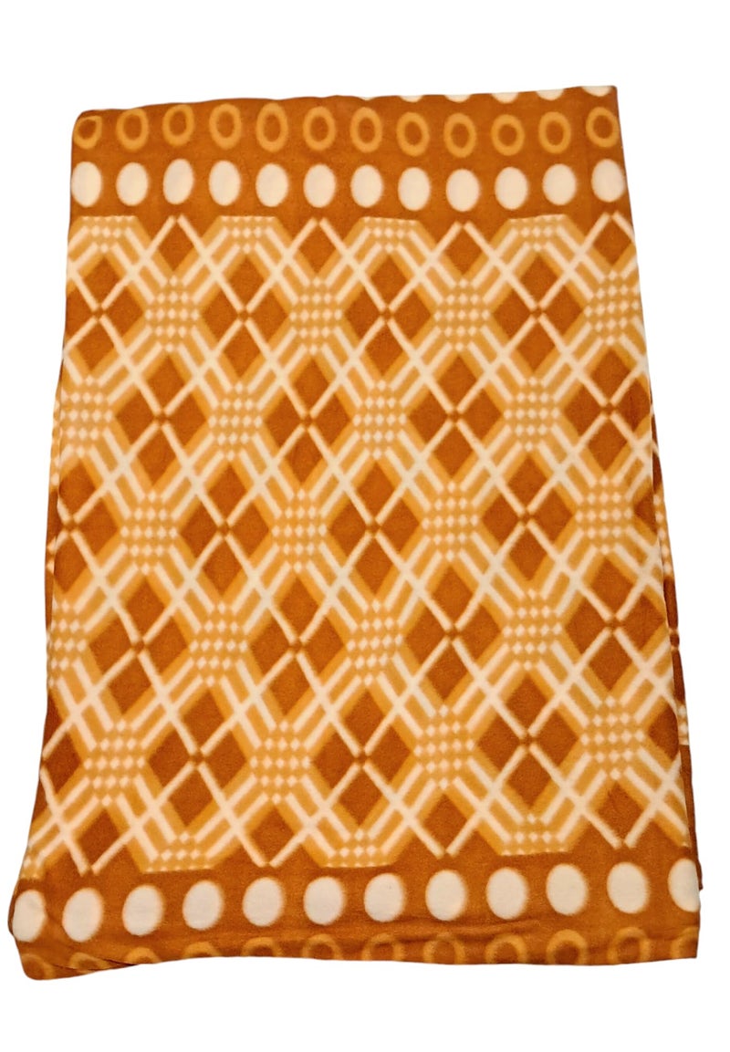 CHANDRAVATI Single Bed ||60x90||Fleece|| Quilt Cover/Duvet Cover/Rajai Cover/Blanket Cover for Winters (CC-Mustard) - Image 3